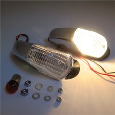 Flash Clignotants Pour 2006-2009 Kawasaki Zx Zx14 Zx14R Zzr1400 Chromé + Clair