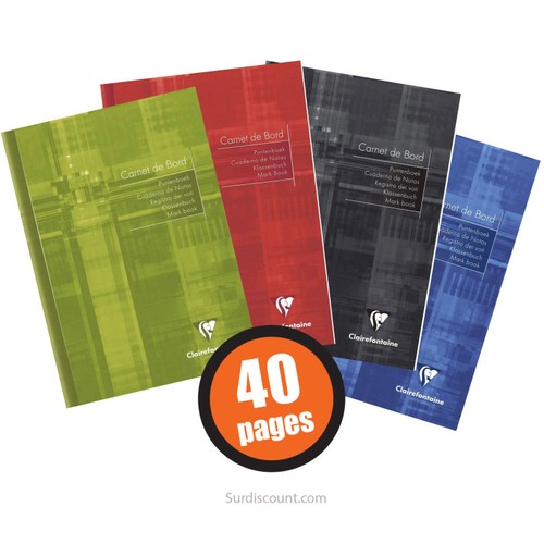 Cahier bord enseignant - cahier,