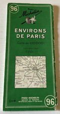 Carte MICHELIN N° 96 - Environs de PARIS - 1960  - Bel Etat
