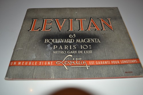 Ancien catalogue levitan paris - catalogue,