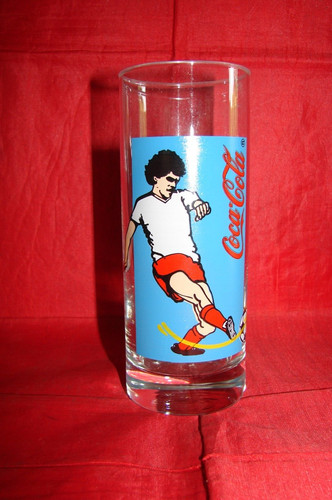 Coca cola verre maradonna - verre, 1991