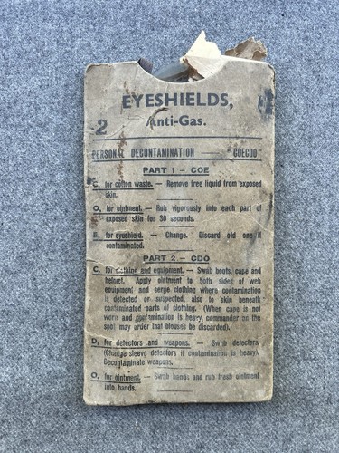 Lunettes eyeshields anti gaz - anti,