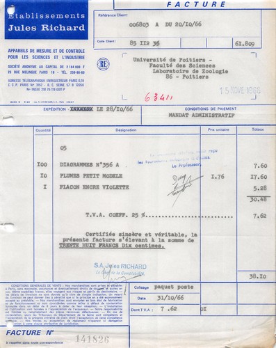 1966 appareils mesure jules - 1966,