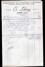 LORRIS (45) Ets de VITRERIE /