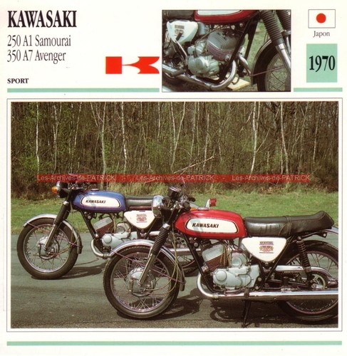 Kawasaki 250 samourai a7 - a1,