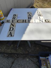Handmade Scrable Letters