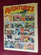 JOURNAL BD :  AVENTURES n° 42 du 17 octobre  1949 / le fantome du bengale etc