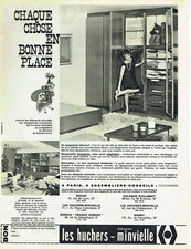 Publicité Advertising 0424  1962    les Huchers-Minvielle meubles chaque chose