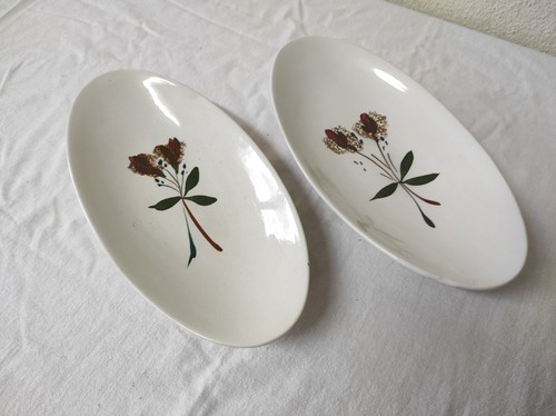 Anciens plats ovales - 2,