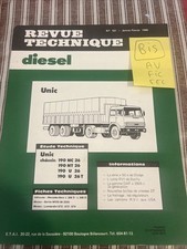 Revue technique UNIC 190 NC 26