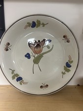 Magnifique Grand Plat Fleurie St Clément