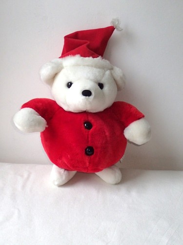 Peluche ours blanc - , costume