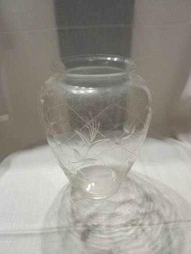Vase ancien décor - vase,