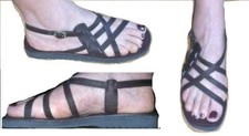 Sandales type spartiates CUIR