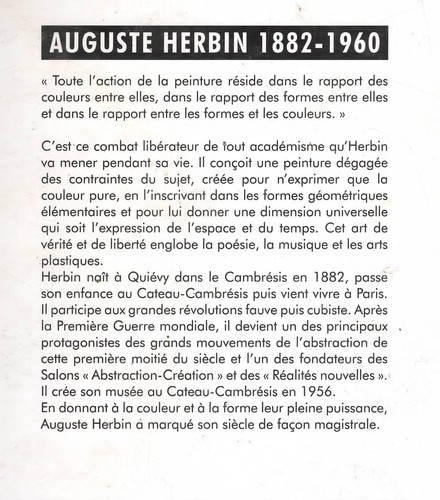 Les œuvres auguste herbin - les, de