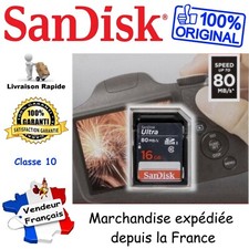 SANDISK Carte Mémoire SD SDHC