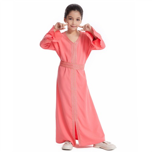 Muslim kids girls long dress - muslim,