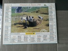 Calendrier - Almanach des Postes - 1998