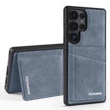 Pour Samsung Galaxy S23 Ultra 5G Forwenw F8 Series 2 en 1 étui en cuir avec s