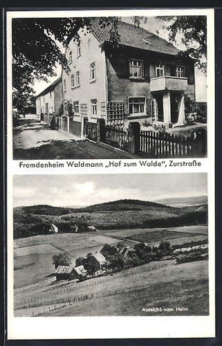 Carte postale zurstraße - carte,