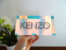 Présentoir publicitaire de magasin KENZO Paris - Plexiglas irisé - 18 x 9 x 3