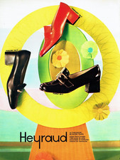Publicité Advertising 0722  1970   Heyraud  chaussures Notre temps