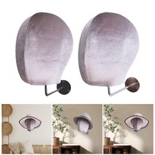 Tête de mannequin murale avec