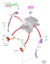 FORD MONDEO MK5 Ceinture de
