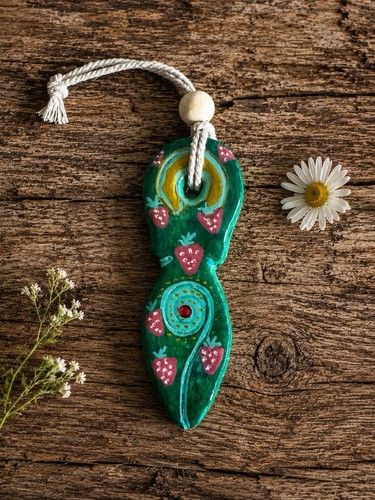 Pendentif déesse spirale - déesse,