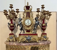 Imperial : Pendule et deux