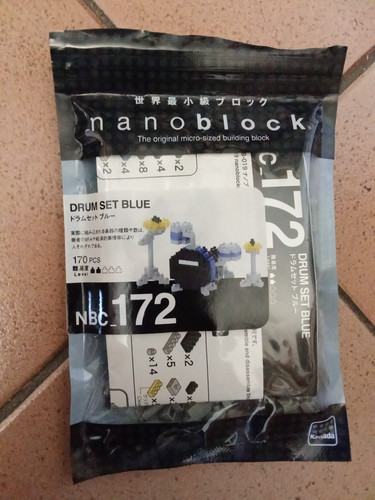 Nanoblock drum set - nanoblock-drum,