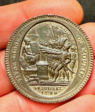 Monneron de 5 sols 1792 (TTB+)! 26,43 g