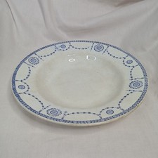 Ancienne assiette creuse Lunéville Modèle Bonaparte en faïence – Décor bleu
