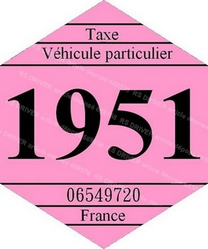 Vignette 1951 pare brise - vignette,