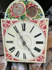 Ancienne pendule horloge comtoise à poids H&W