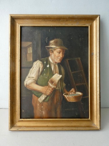 Tableau huile sur - huile,