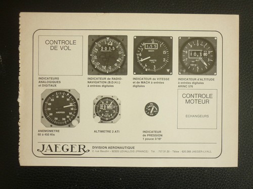 1977 pub jaeger altimetre - 7/1977,