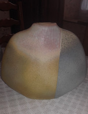 VASE LENTICULAIRE Porcelaine Virebent contemporain moderne 20e vintage antique !