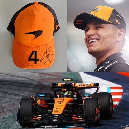 Signed mclaren cap - f1, lando