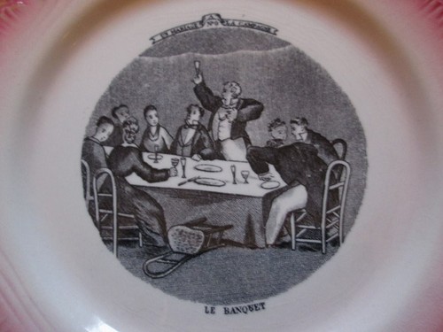 Gien assiette ancienne serie - gien,