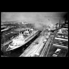Photo B.000448 PAQUEBOT SS NORMANDIE CGT FRENCH LINE 1939 OCEAN LINER