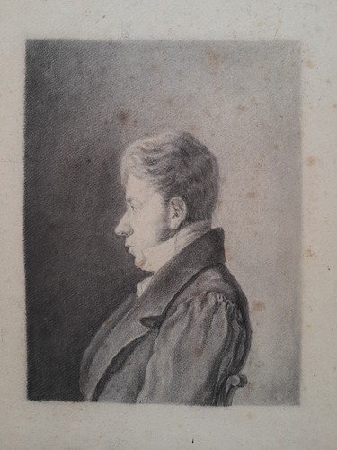Dessin ancien 19ème - 19ème, portrait