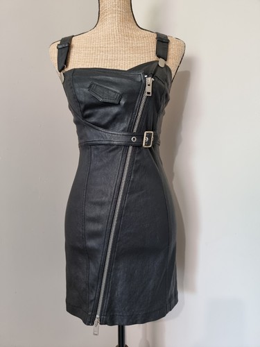 Diesel robe cuir - :,