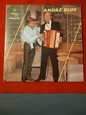 33 tours andré blot la chance aux chansons PL 3361 AB/CD