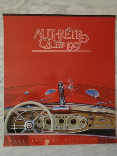 Ancien calendrier auto rétro - calendrier,