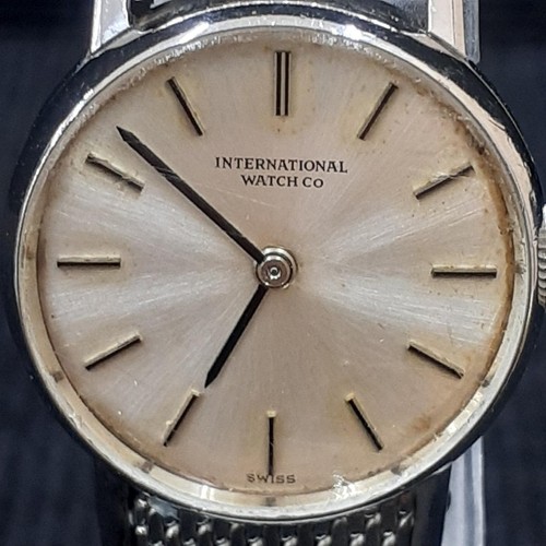 Iwc hand wound watch silver - hand-wound, watch,