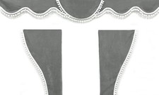 Lot de 3 Rideaux pour Camion -