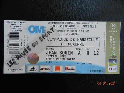 Ticket billet football - +++,