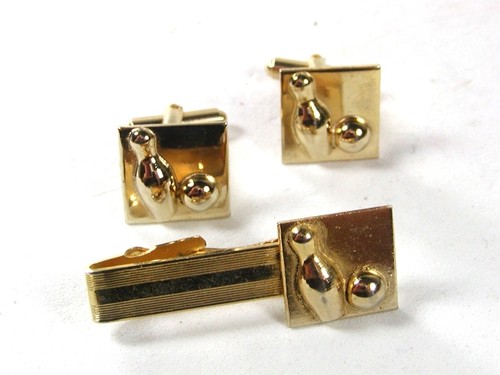 Vintage gold tone bowling - gold,