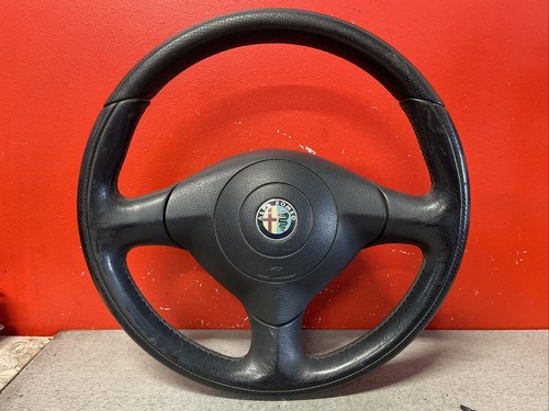 Volant cuir noir - alfa, romeo